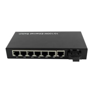 1 vlakna i 8 RJ45 priključaka Neumorni prekidač vlakana, SC priključak